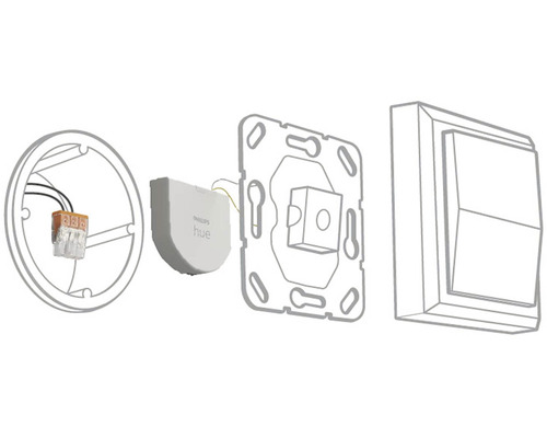Modul întrerupător de perete Philips Hue cu borne Wago