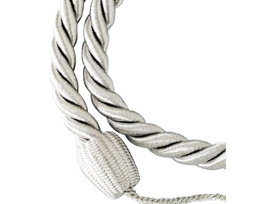 Șnur decorativ pentru perdele din material textil răsucit