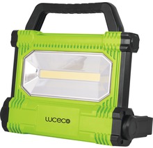 Lumină de lucru fără fir Lucco, de culoare verde, cu mâner