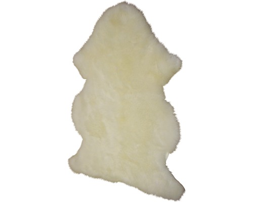 Covor blană oaie naturală albă 90x60 cm