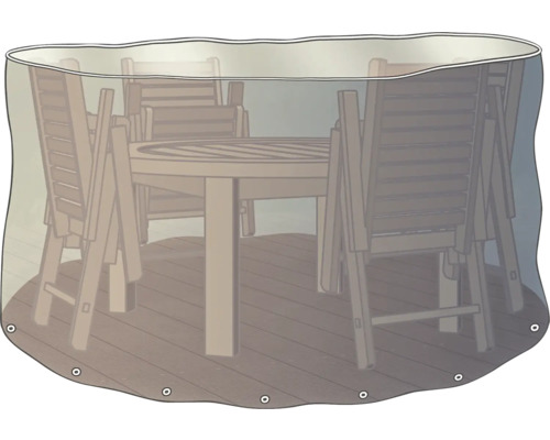 Husă de protecție pentru set mobilier Garden Place Ø 320 H 95 cm transparent Husă de protecție pentru set mobilier Garden Place Ø 320 H 95 cm transparent