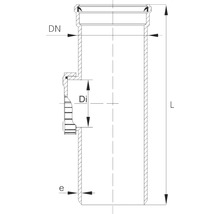 Piesă inspecție canal VALPLAST Ø 125 mm