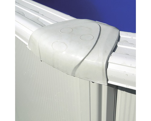 Imagine detaliată a unui racord de colț pentru piscină