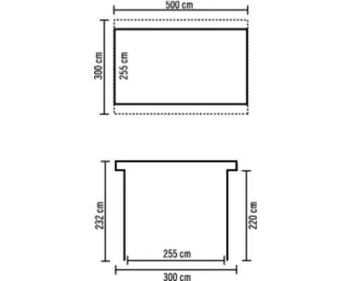 Desen tehnic cu dimensiuni