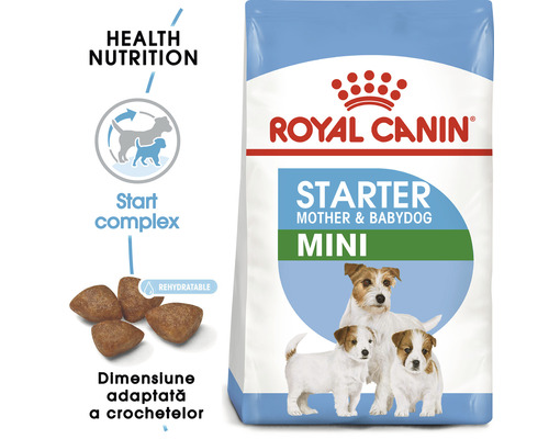 Pachet hrană pentru câini Royal Canin Starter Mother and Babydog Mini