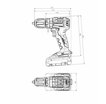 Mașină de găurit & înșurubat cu percuție fără acumulator Metabo SB 18 L BL 18V max. 60Nm-thumb-1 Mașină de găurit & înșurubat cu percuție fără acumulator Metabo SB 18 L BL 18V max. 60Nm-thumb-1