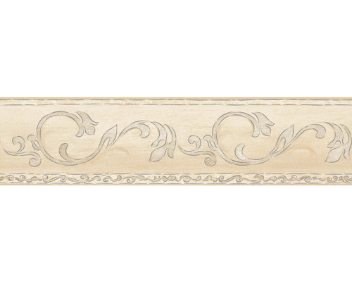 Bordură decorativă autoadezivă 8958-13 Only Borders model ornamental bej 5 m x 13 cm