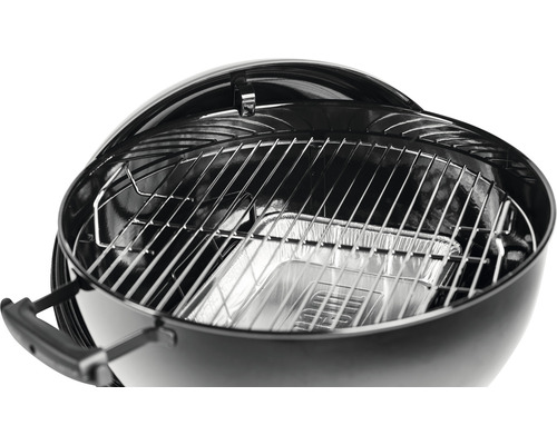 Grătar rotund cu grătar și tavă de scurgere din folie de aluminiu