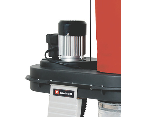 Logo Einhell pe un extractor de așchii