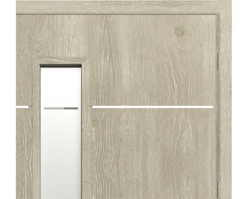 Ușă din lemn cu element de sticlă