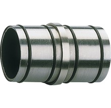 Conector metalic pentru țevi cu inele de etanșare