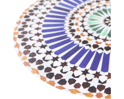 Blat de masă decorativ cu model geometric