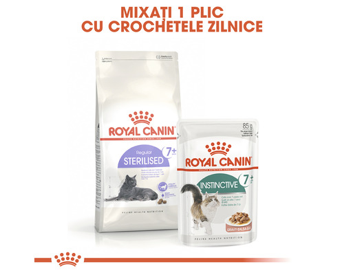 Hrană pentru pisici Royal Canin pentru pisici sterilizate cu vârsta peste 7 ani