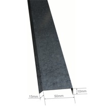 Cant metalic cu dimensiunile de 15 mm, 50 mm și 10 mm
