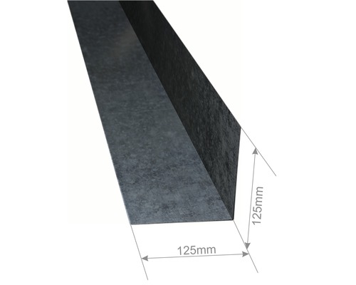 Unghi metalic cu dimensiunile 125 mm x 125 mm