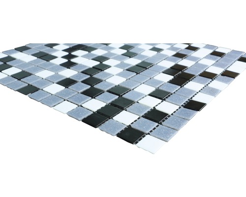 Placă de mozaic cu pietre pătrate