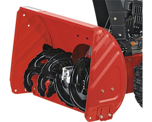 Detaliu al unei freze de zăpadă cu rolă de frezare