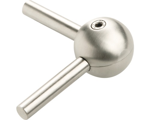 Conector metalic pentru tuburi cu cap sferic