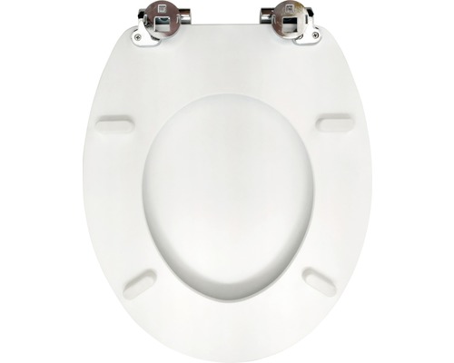 Capac WC cu feronerie cromată