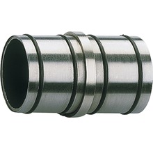 Conector de țeavă metalică cu inele de etanșare pentru instalații sanitare