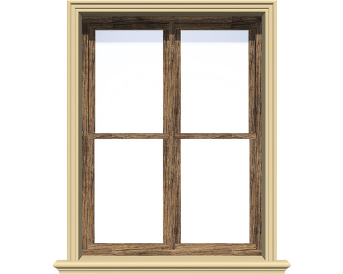 Fereastră din lemn cu patru panouri