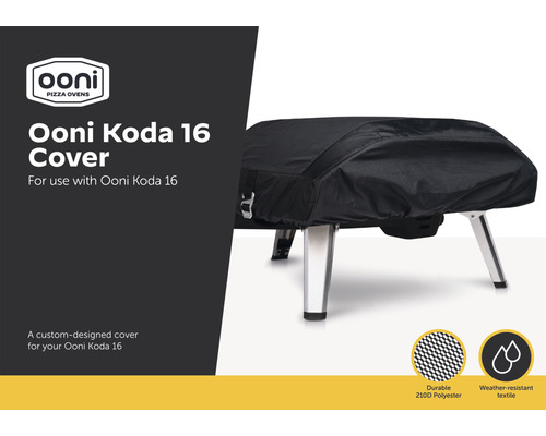 Husa Ooni Koda 16 din poliester 210D durabil, material textil rezistent la intemperii