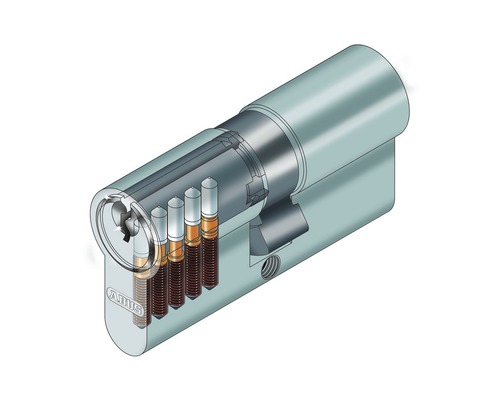 Încuietoare cilindru Abus cu vedere secționată a mecanismului de blocare