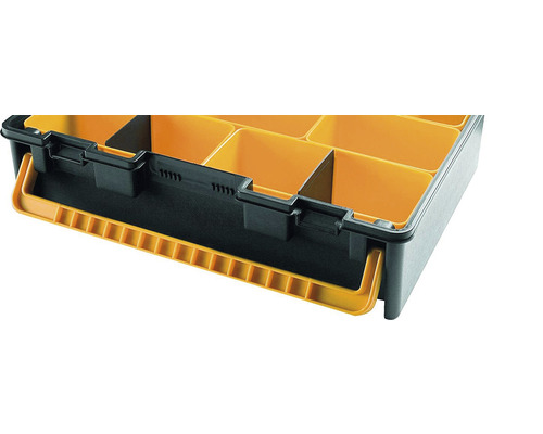 Cutie de sortiment cu compartimente pentru depozitarea pieselor mici