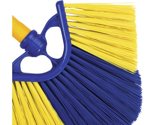 Mătură cu peri galbeni și albaștri