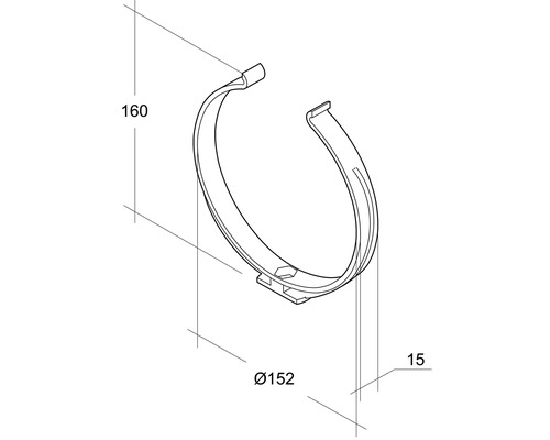 Colier de țeavă cu dimensiuni