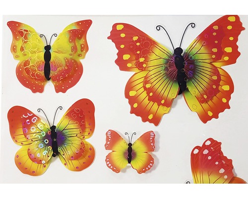 Fluturi decorativi pentru decorarea pereților