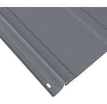 Tablă prefălțuită Click Stripes PRECIT RAL 7024 big stone mat 1500x540x0,5 mm-thumb-1