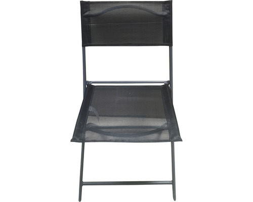 Scaun pliabil cu tapițerie din material tip plasă pentru exterior