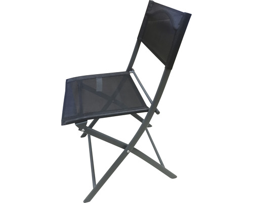 Scaun pliabil cu șezut și spătar din material textil