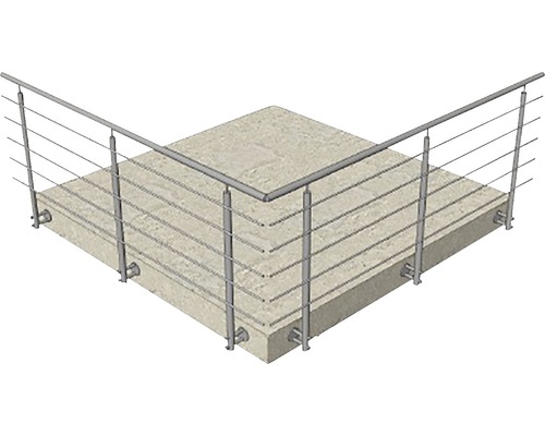 Balustradă balcon din oțel inoxidabil cu cabluri