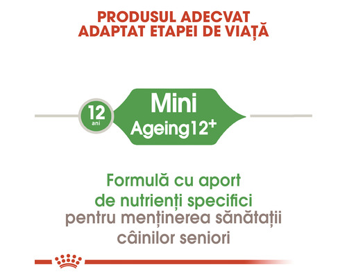 Mini Ageing 12 Plus hrană pentru câini vârstnici