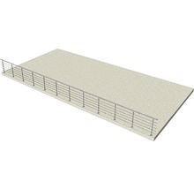 Ilustrație a unei terase cu balustradă