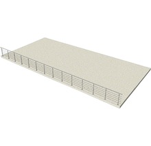 Alee pietonală cu balustradă din oțel inoxidabil