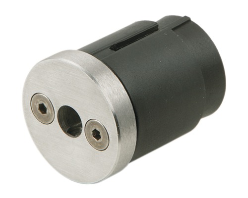 Conector din metal și plastic