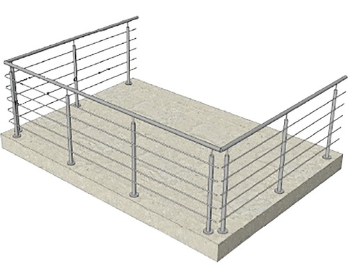 Balustradă cu cabluri din oțel inoxidabil