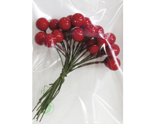 Buchet de fructe de pădure artificiale cu tulpini verzi