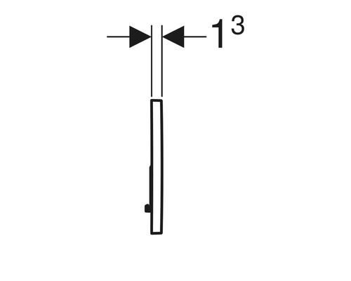 Desen tehnic al unei armături cu dimensiunea 13