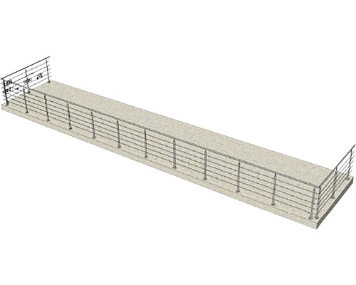 Ilustrație a unui pod lung și îngust cu balustradă