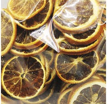 Felii de portocale uscate într-un ambalaj transparent