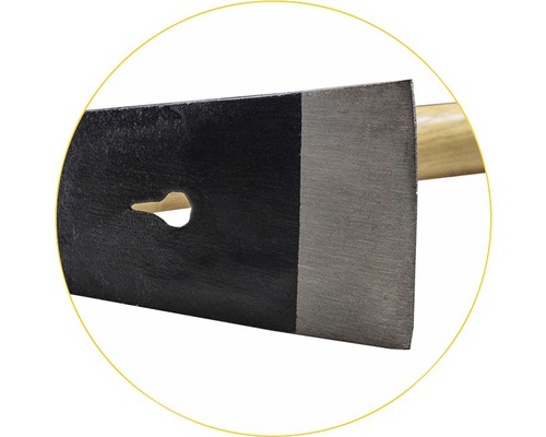 Secure lată cu mâner din lemn