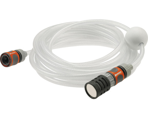 Set de aspirare Gardena cu furtun transparent, racorduri și filtru