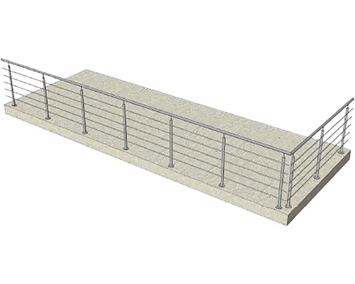Balustradă cu cabluri din oțel inoxidabil pe o terasă