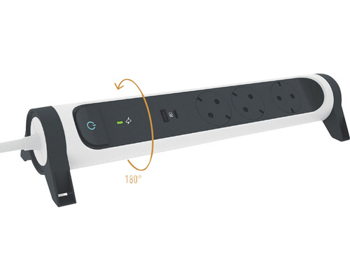 Bloc de prize rotativ cu port USB