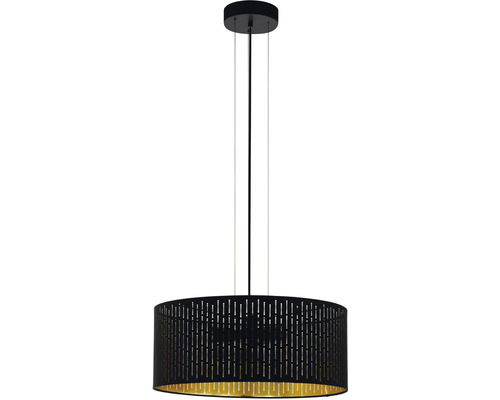 Lampa suspendată cu abajur cilindric și fante verticale