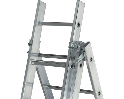 Prim-plan cu scară din aluminiu